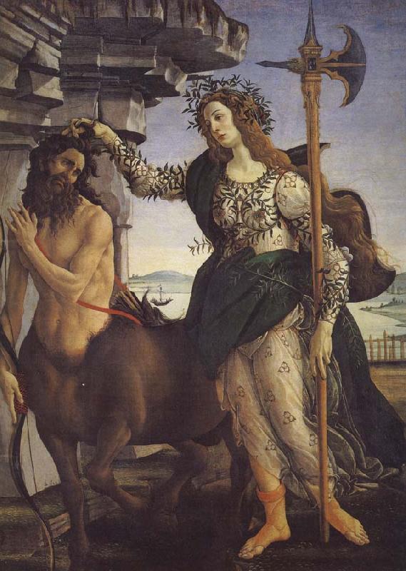 Sandro Botticelli pallade e il centauro